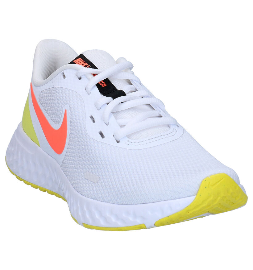 Nike Revolution 5 Zwarte Sneakers in kunstleer (290920)
