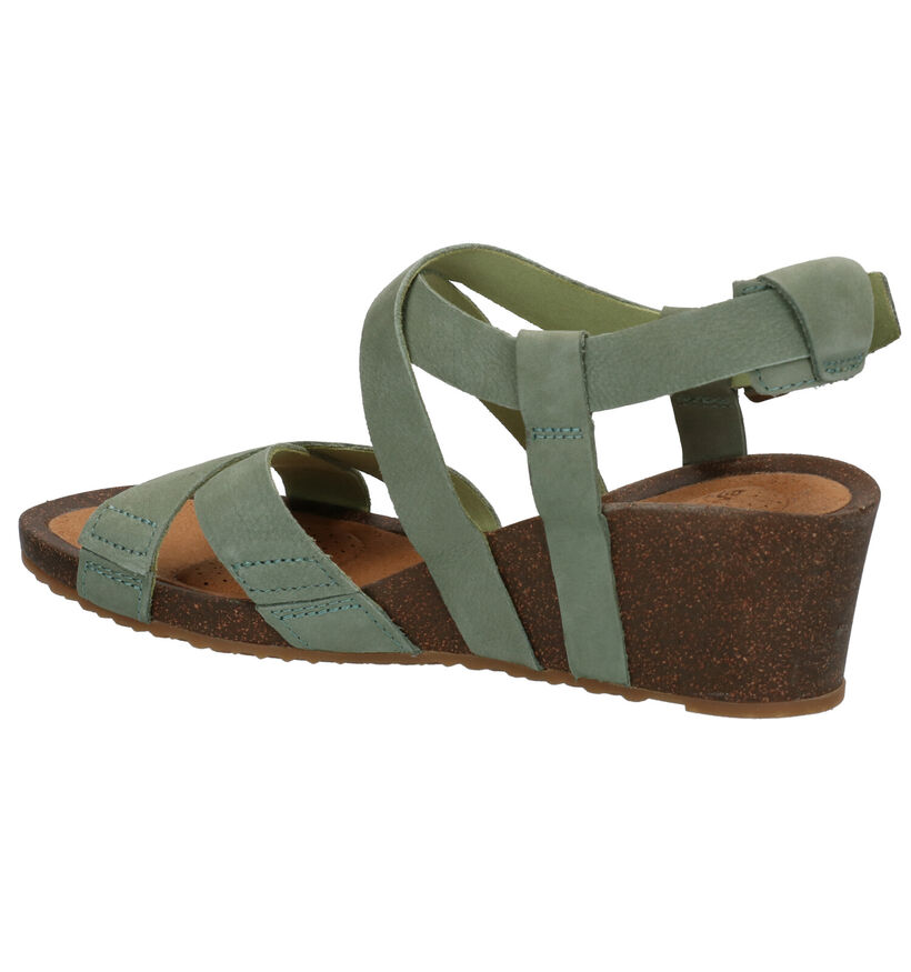 Teva Mahonia Cognac Sandalen in leer (270641)