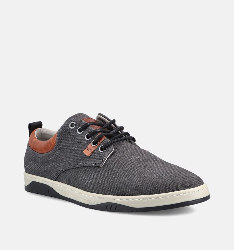 La Strada Zwarte Veterschoenen voor heren (373185) - geschikt voor steunzolen