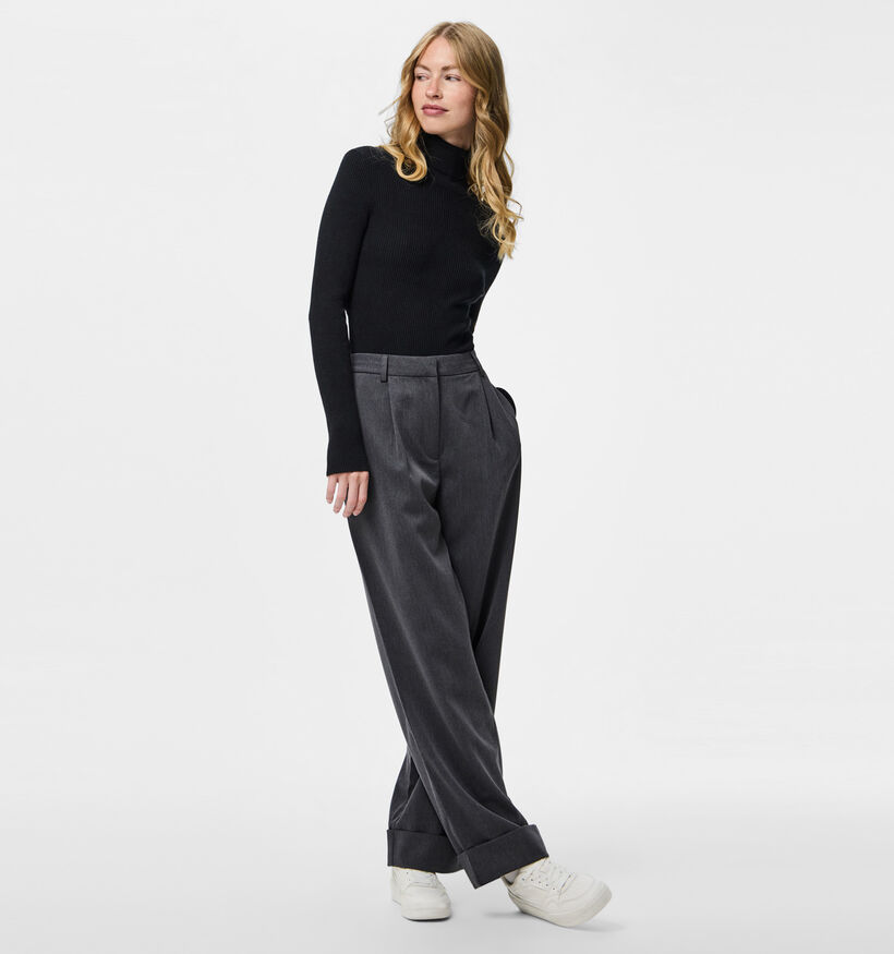 Pieces Mira Pull en Noir pour femmes (361126)