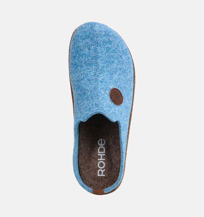 Rohde Foggia Blauwe Open Pantoffels voor dames (379797) - geschikt voor steunzolen