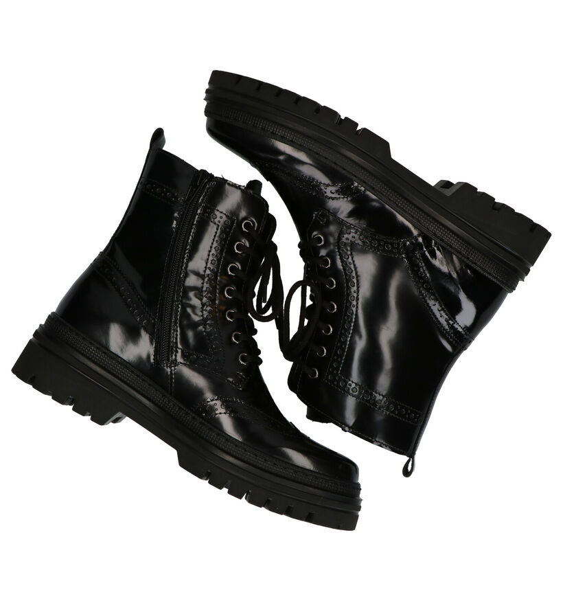 Gabor Best Fitting Bottines en Noir en cuir (282395)