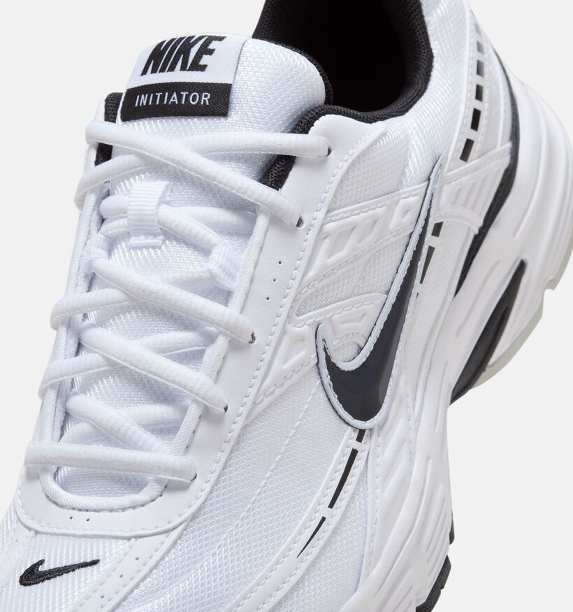 Nike Initiator Baskets basses en Blanc pour hommes (367301) - pour semelles orthop&eacute;diques