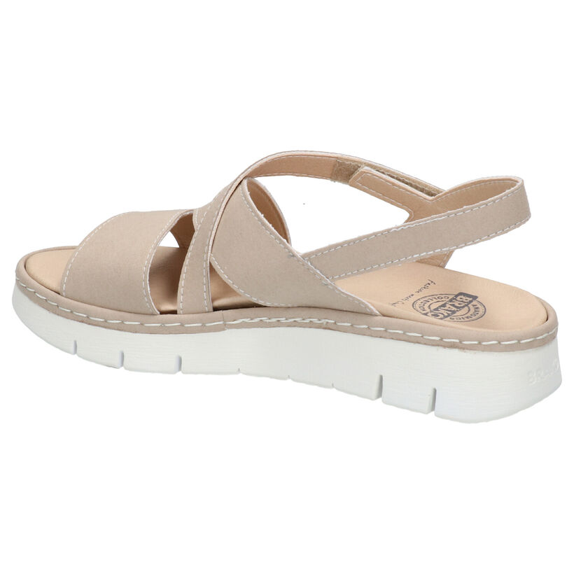 Brako Anatomics Lichtbeige Sandalen in leer (272900)