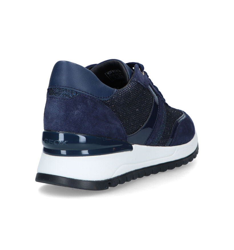 Geox Desya Blauwe Sneakers in nubuck (326651)