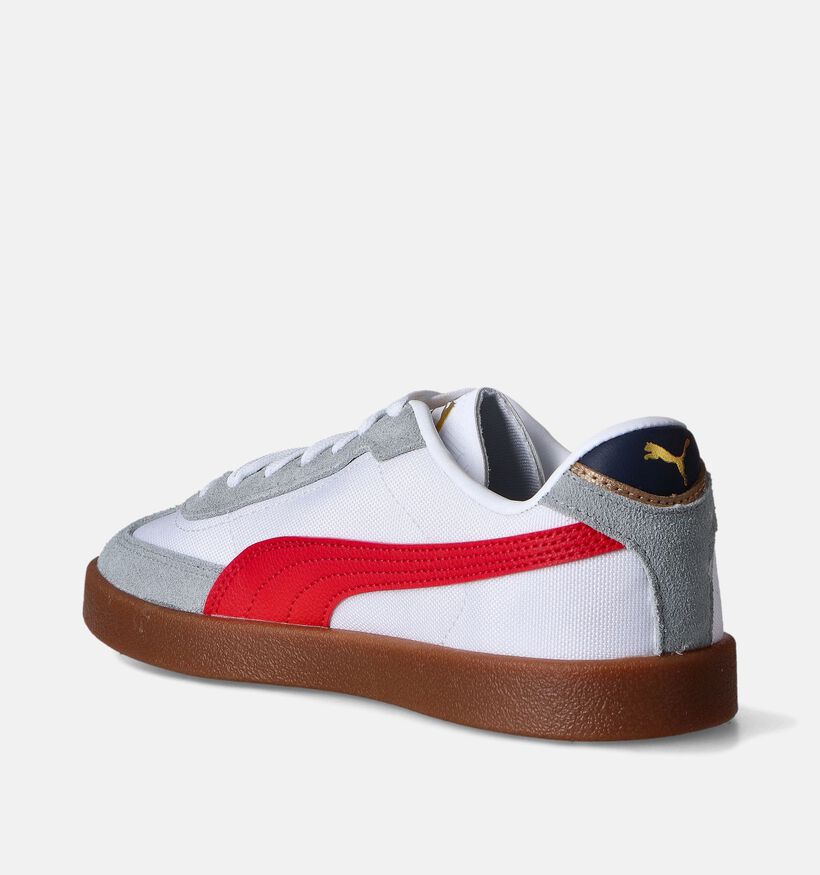 Puma Club II Era Witte Sneakers voor jongens, meisjes (361491) - geschikt voor steunzolen