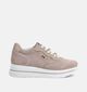 NeroGiardini Donkerbeige Sneakers voor dames (369081) - geschikt voor steunzolen