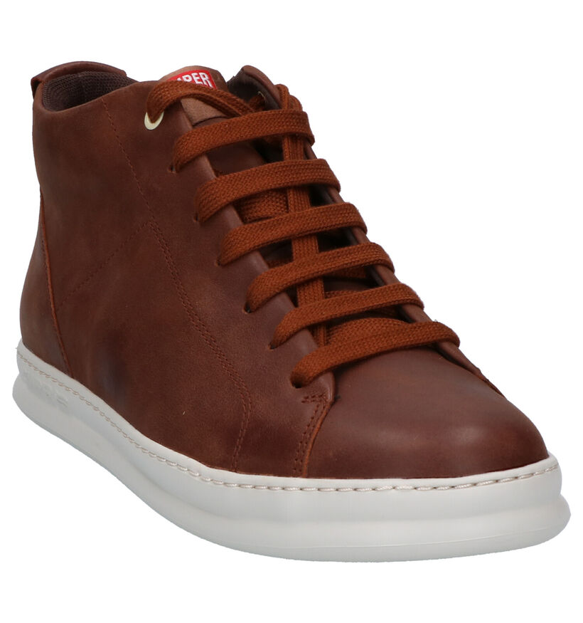 Camper Chaussures hautes en Cognac en cuir (256255)