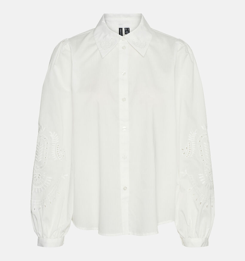 Vero Moda Kava Chemise en Blanc pour femmes (352145)