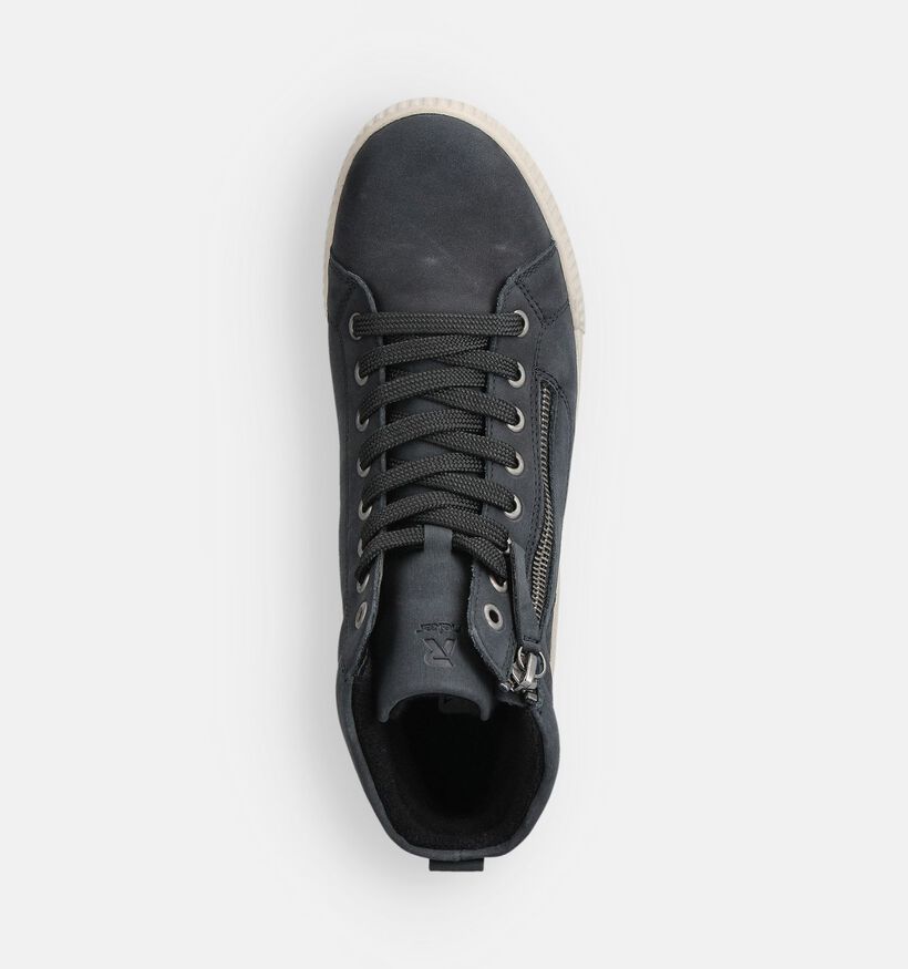 Rieker Sport Baskets montantes en Bleu fonc&eacute; pour femmes (379873) - pour semelles orthop&eacute;diques