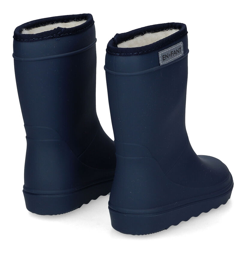 Enfant Bottes de pluie en Bleu foncé pour garçons (312734)