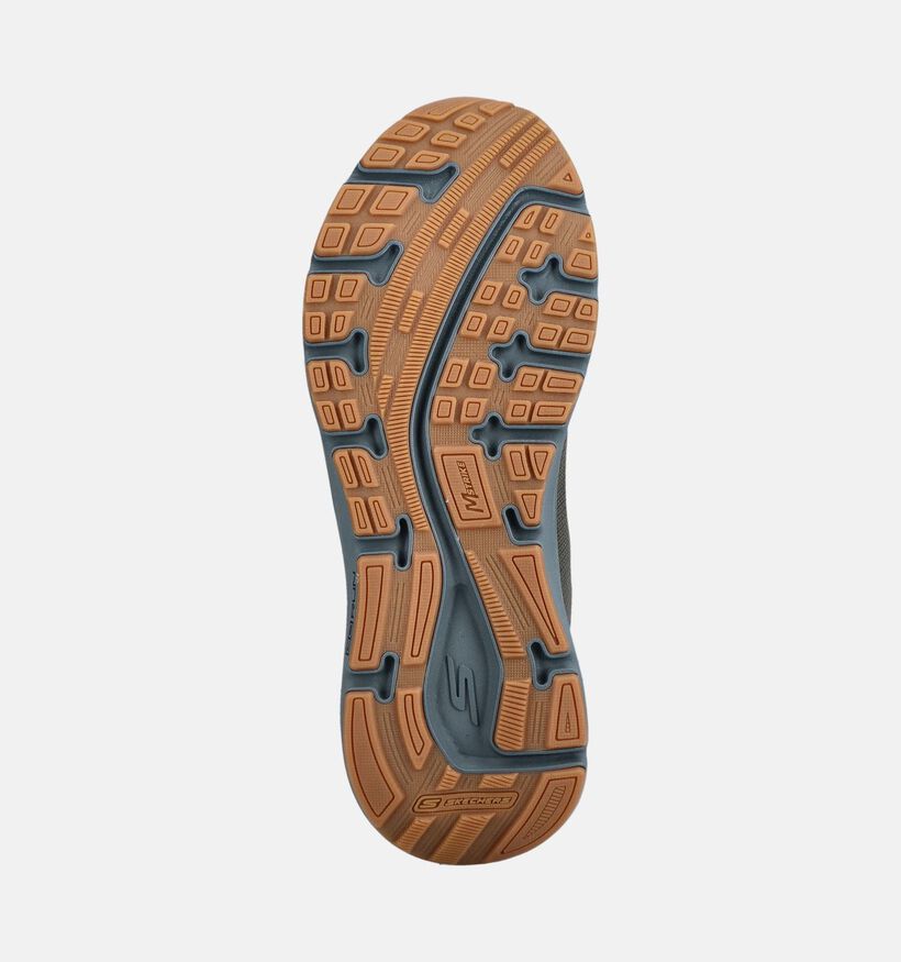 Skechers Go Run Consistens 3 Baskets basses en Vert kaki pour hommes (378017)