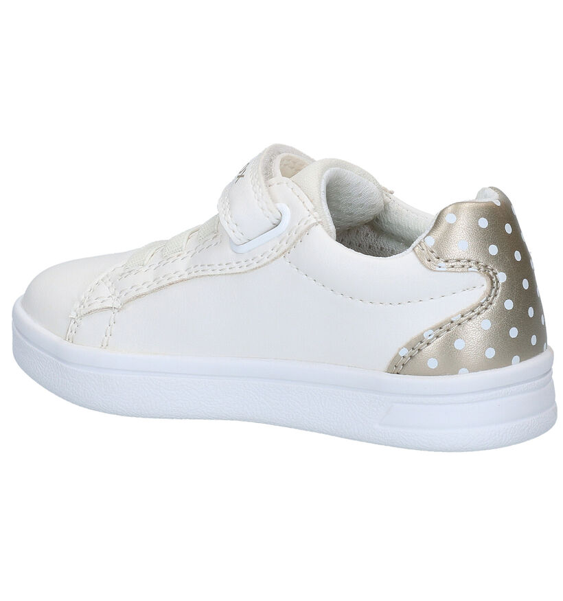 Geox DJ Rock Chaussures à velcro en Blanc en simili cuir (286929)