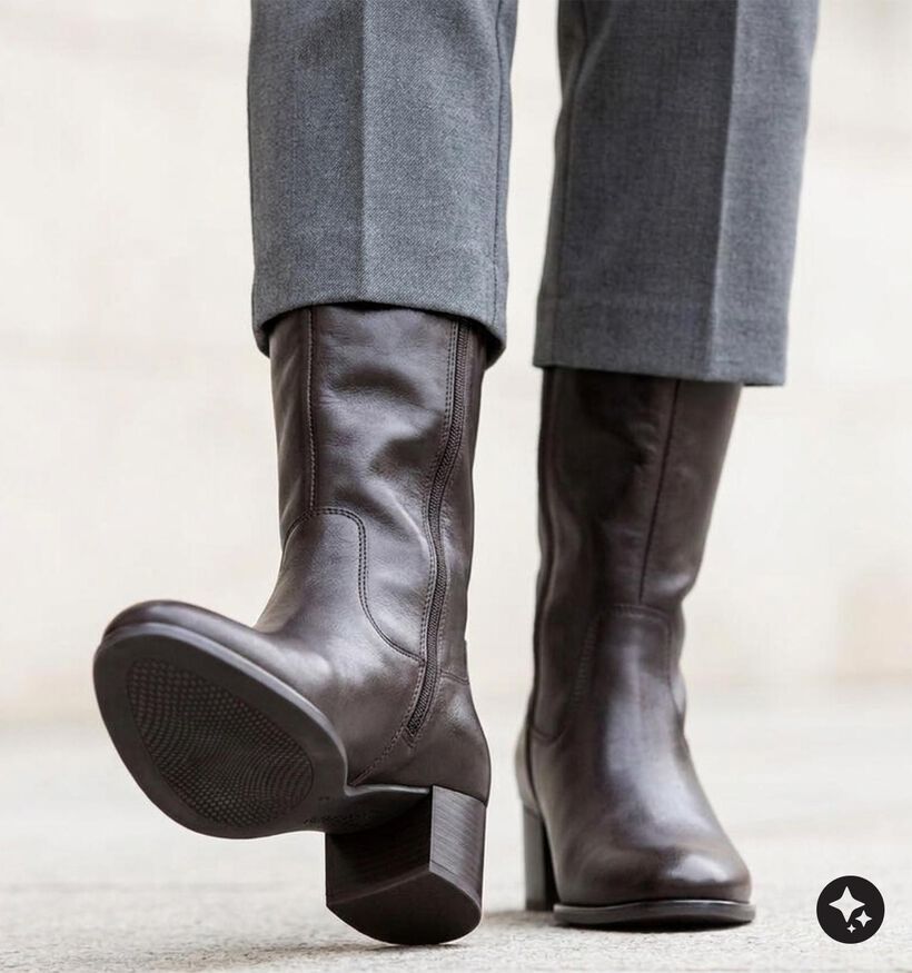 Gabor Bottes hautes en Marron fonc&eacute; pour femmes (380093)
