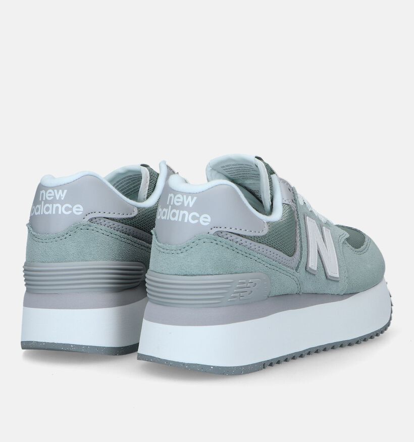 New Balance WL 574 Baskets en Violet pour femmes (327408) - pour semelles orthop&eacute;diques