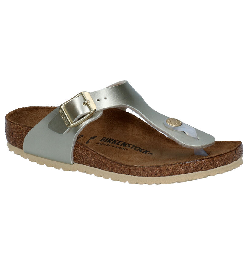 Birkenstock Gizeh Nu-pieds en Blanc pour filles (352248)
