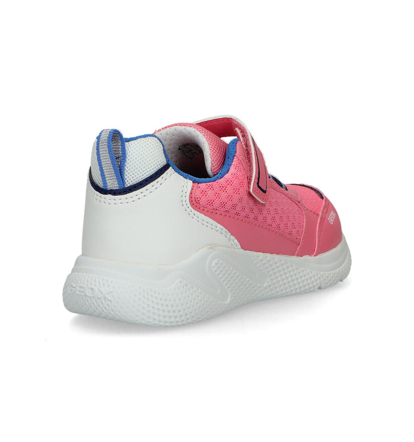 Geox Sprintye Baskets en Rose pour filles (326617) - pour semelles orthopédiques