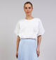 Vila Baluni O-Neck Volume Witte Blouse voor dames (374267)