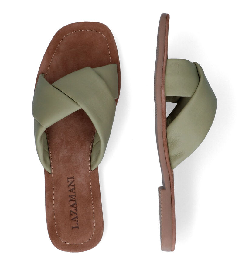 Lazamani Groene Slippers voor dames (310098)