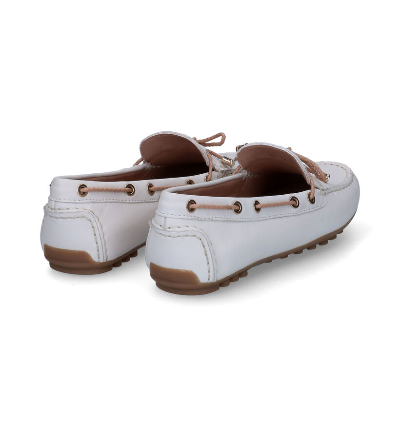 Geox Mocassins en Écru en cuir (311164)