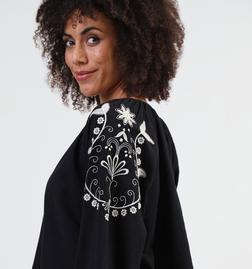 JDY Bianca Zwarte Blouse voor dames (346429)