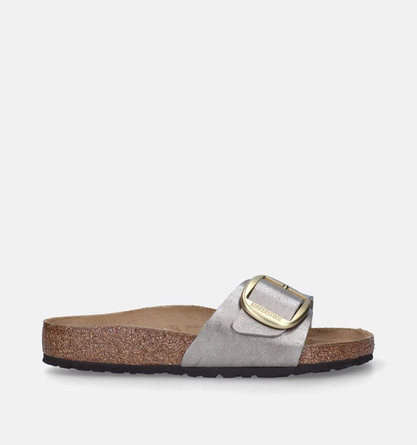 Birkenstock Madrid Big Buckle Taupe Slippers voor dames (338049)