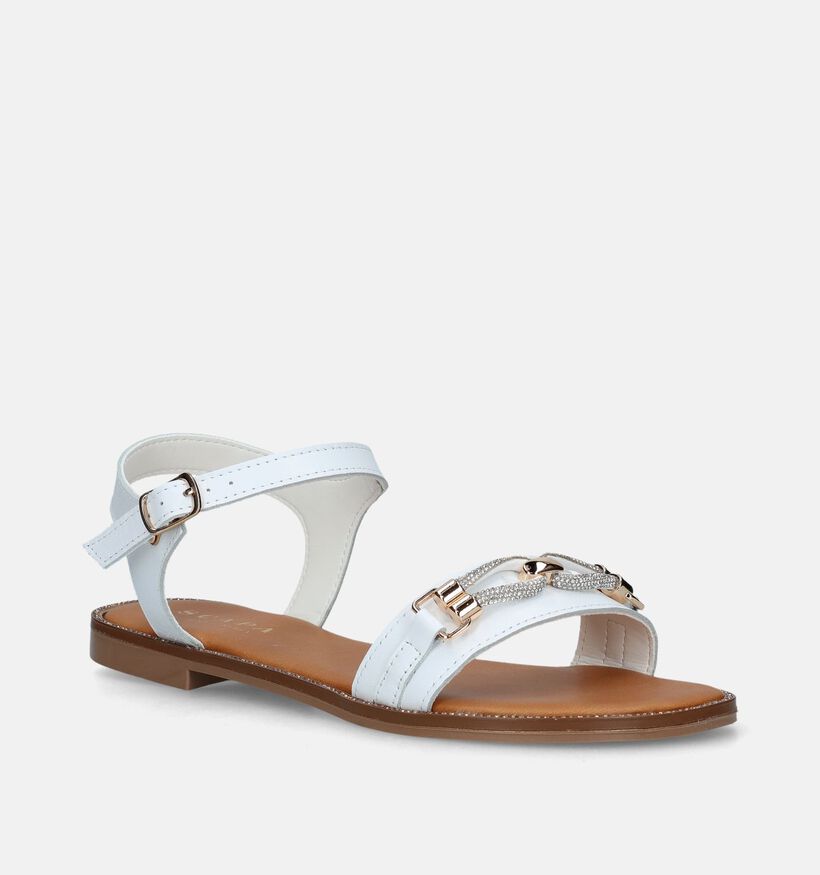 Scapa Cognac Platte sandalen voor dames (338570)