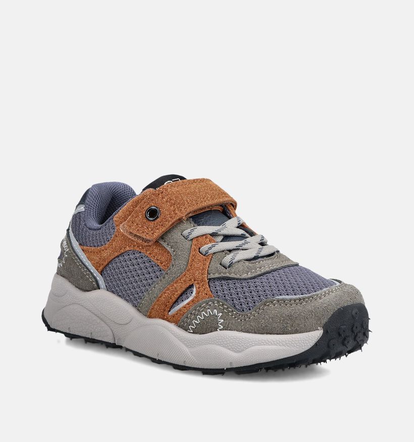 SJ Donkergrijze Lage Sneakers voor jongens (379346)