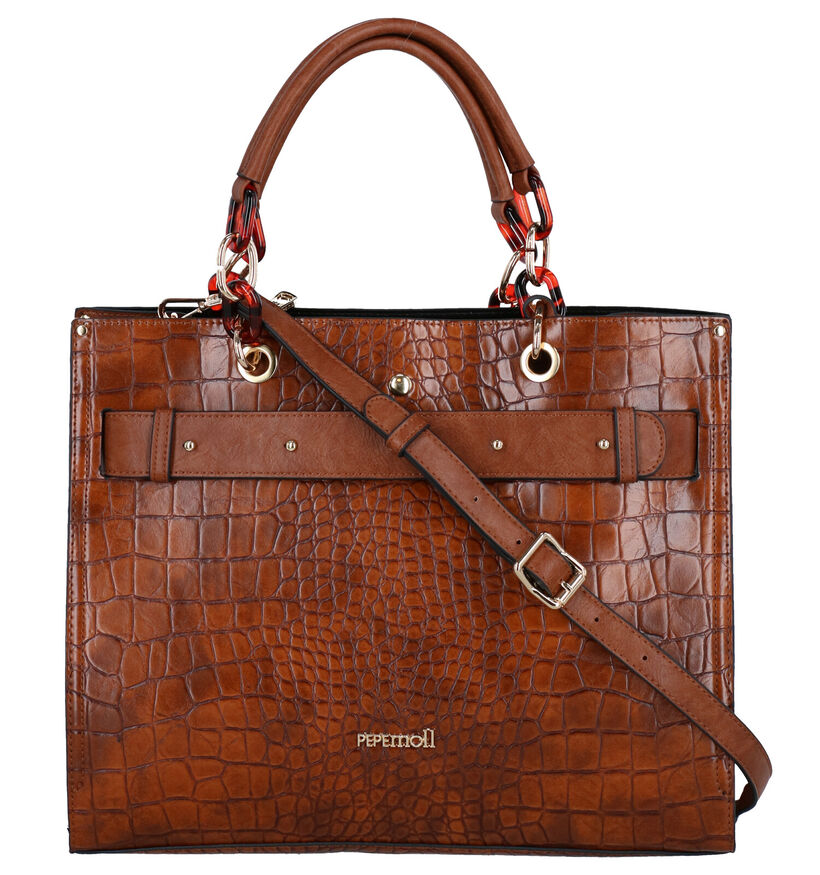 Pepe Moll Vegan Cognac Handtas in kunstleer (283581)