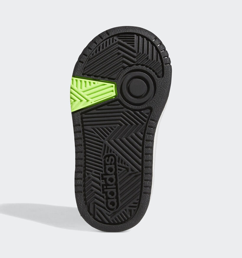 adidas Hoops 3.0 Witte Sneakers voor jongens (301164) - geschikt voor steunzolen