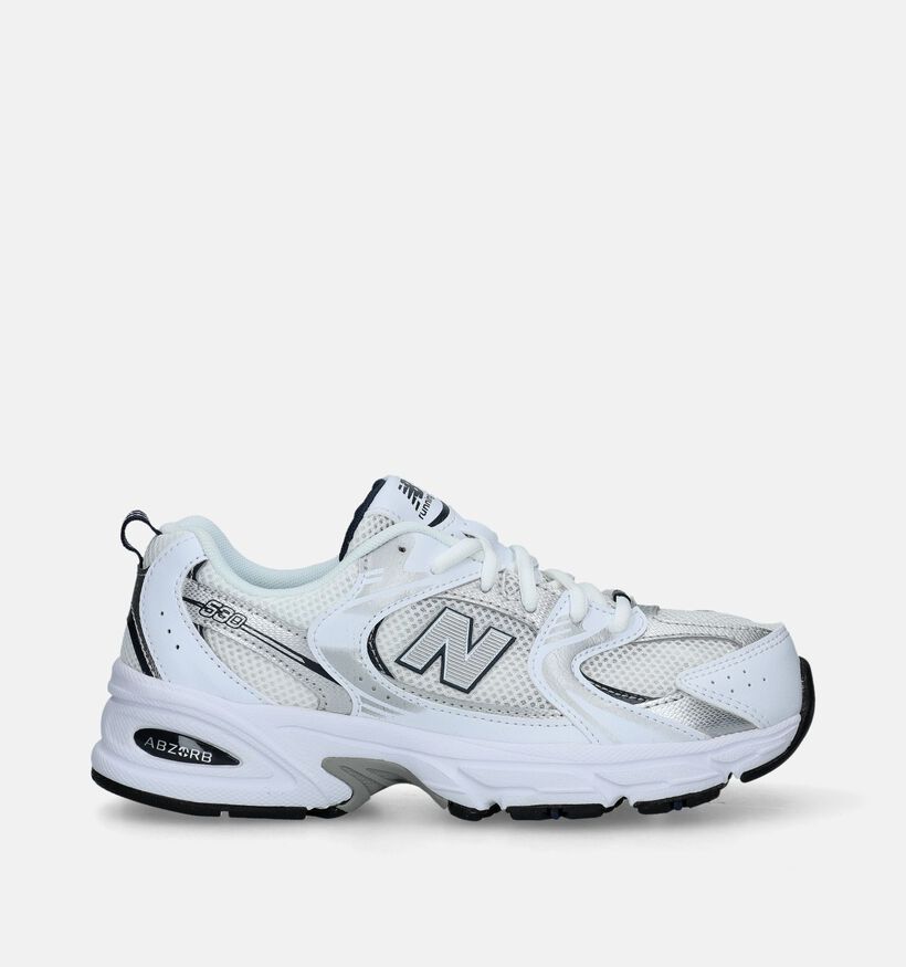 New Balance GR 530 Witte Sneakers voor meisjes (340452) - geschikt voor steunzolen