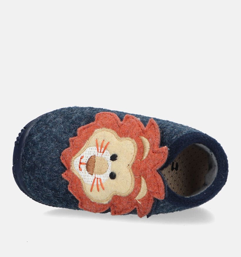 Milo & Mila Blauwe Babypantoffels voor meisjes, jongens (332292)