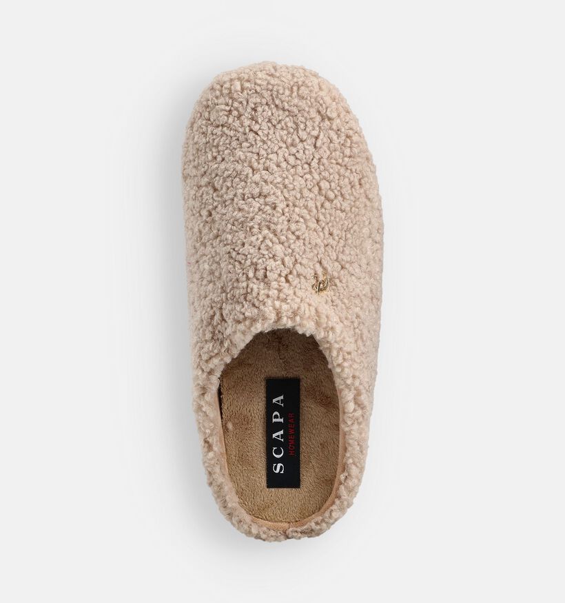 Scapa Pantoufles en Beige pour femmes (364021) - pour semelles orthopédiques