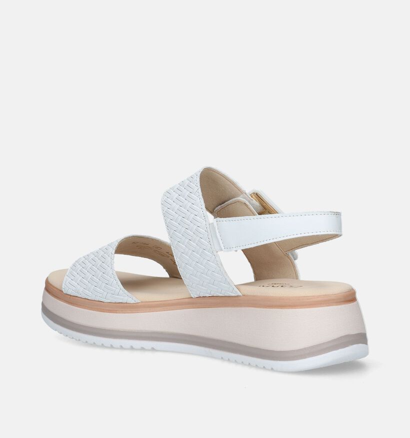 Comfort Sandales compensées en Blanc pour femmes (339350)