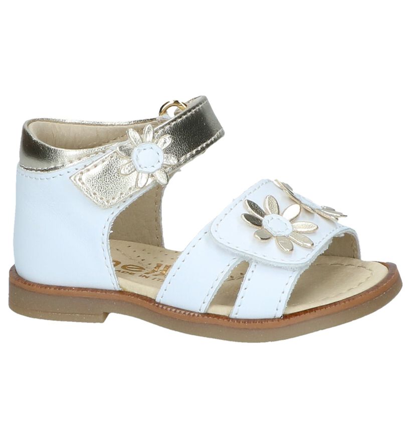 Lunella Sandales pour bébé en Blanc en cuir (238978)