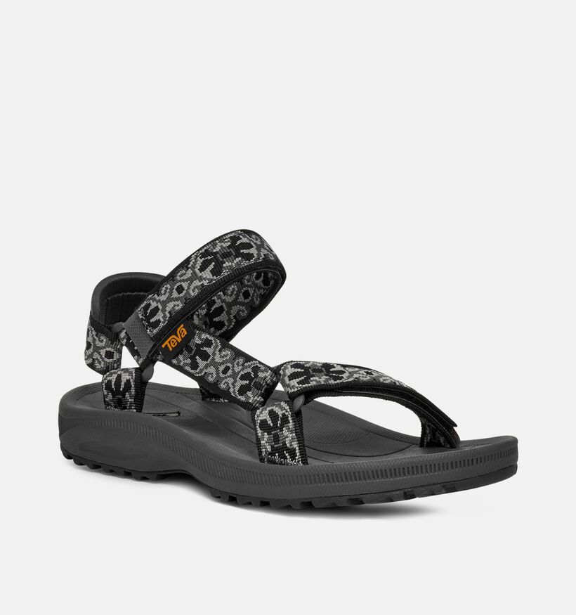 Teva Original Winsted Zwarte Sandalen met Bloemenprint voor dames (370866)