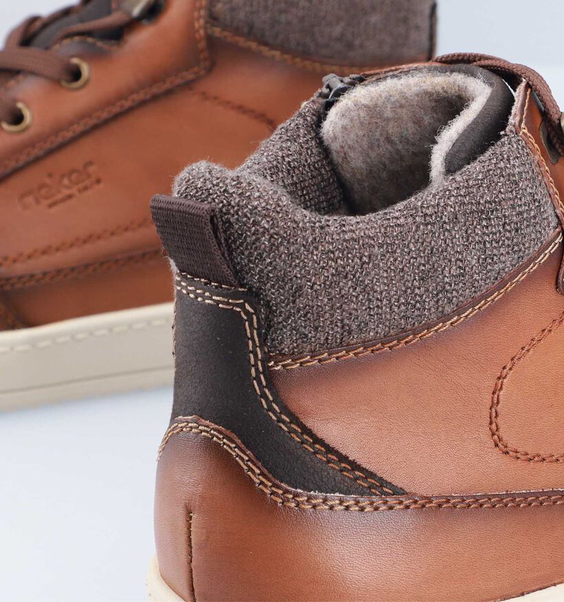 Rieker Chaussures hautes en Cognac pour hommes (347451)