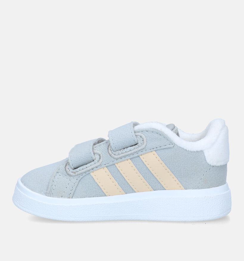 adidas Grand Court Thumper CF Baskets en Gris pour filles, garçons (326886)