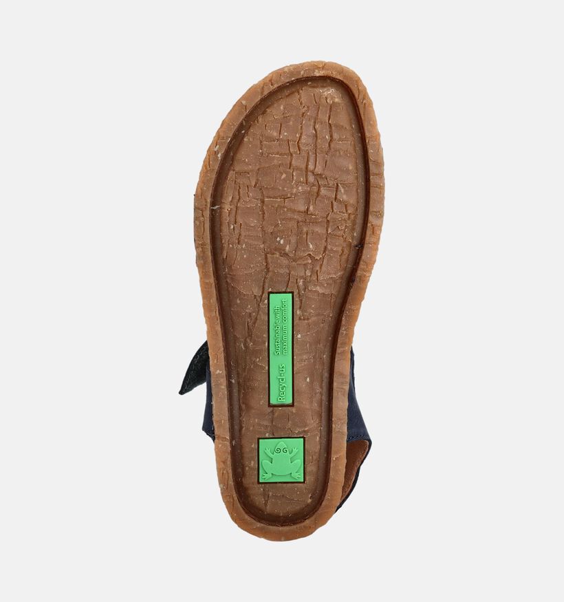 El Naturalista Panglao Sandales plates en Bleu fonc&eacute; pour femmes (372231)