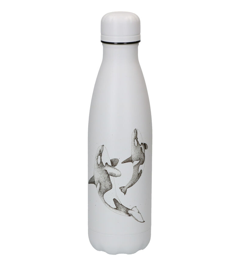 Chilly's x Will the Artist Orca Witte Drinkfles 500ml voor dames, meisjes (285277)
