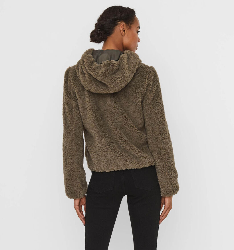 Vero Moda Cozy Stella Veste en Khaki (303797)