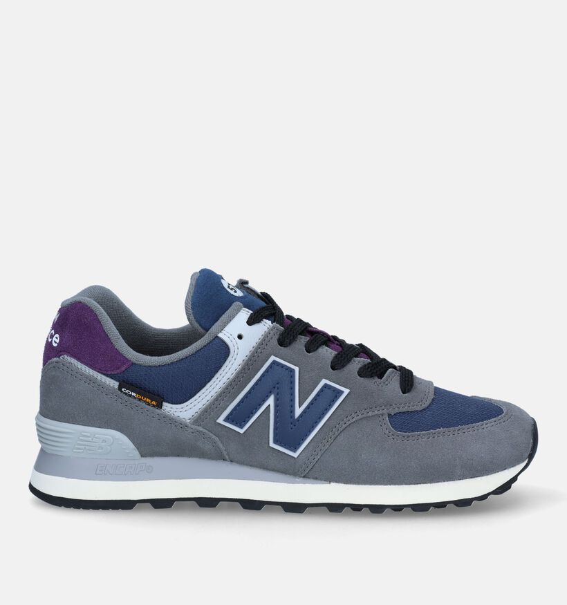 New Balance U 574 Baskets en Gris pour hommes (327270) - pour semelles orthopédiques