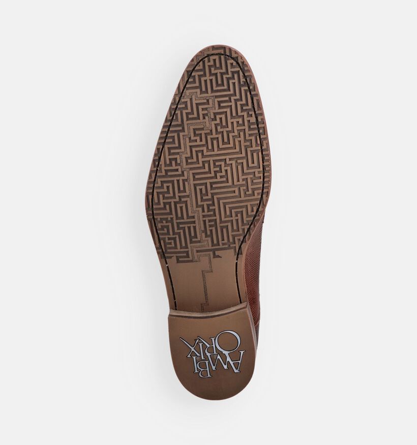 Ambiorix Jurassic Cognac Geklede Veterschoenen voor heren (382000)