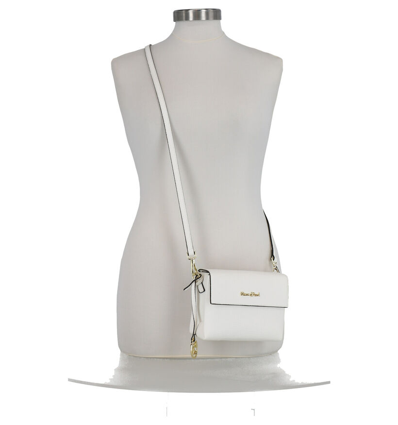 Kisses of Pearl Chloe Witte Crossbody Tas in kunstleer (273736)