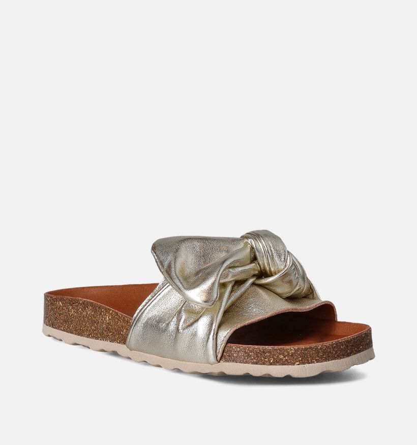Verbenas Roxy Nu-pieds plates en Or pour femmes (357411)