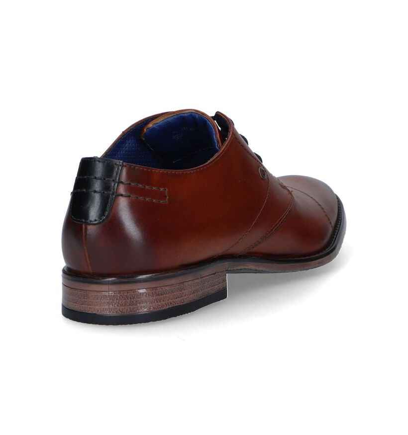 Bugatti Rinaldo Cognac Geklede Schoenen voor heren (327839)