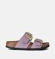 Birkenstock Sydney Cushion Buckle Paarse Slippers voor dames (357604)