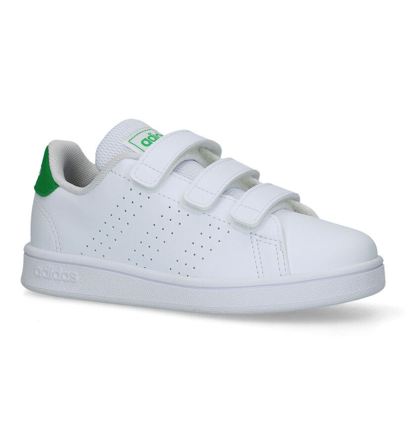 adidas Advantage CF Witte Sneakers voor jongens, meisjes (326883)