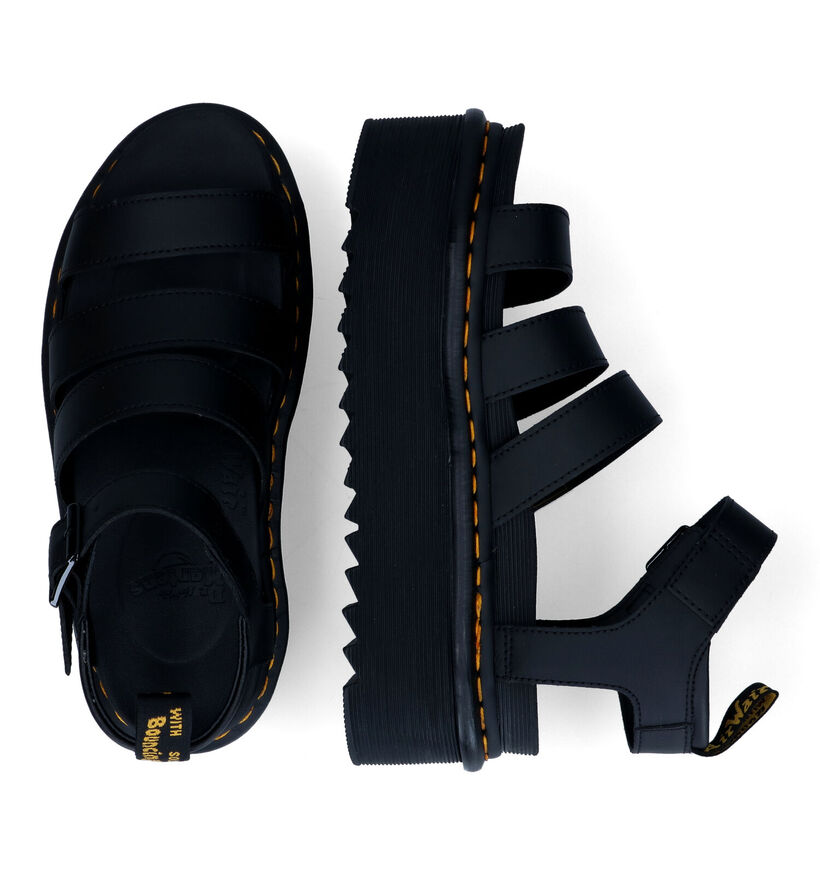 Dr. Martens Blaire Quad Witte Sandalen in leer (303539)