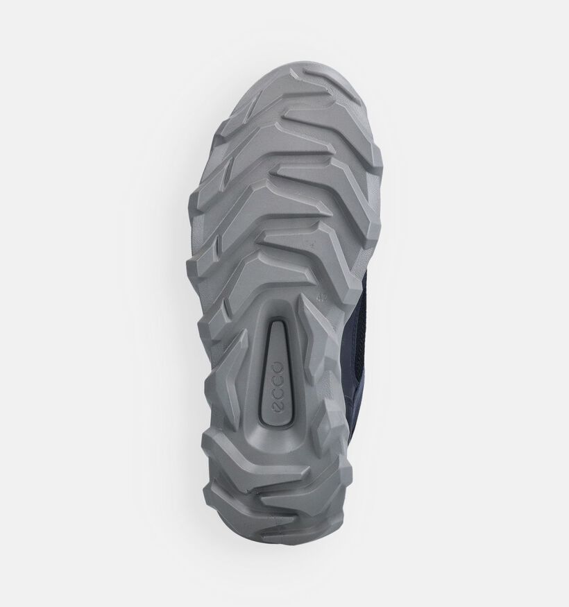 ECCO MX Chaussures &agrave; lacets en Bleu fonc&eacute; pour hommes (369745) - pour semelles orthop&eacute;diques